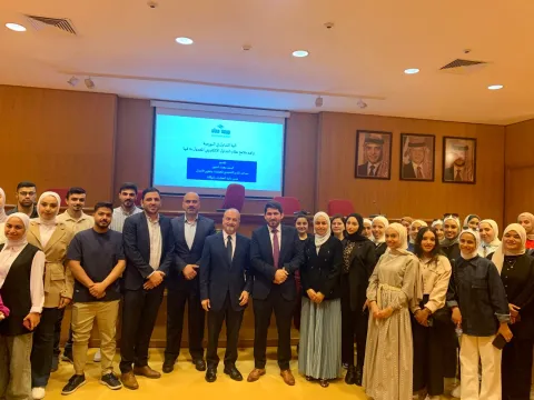بورصة عمان تستقبل وفداً من الجامعة الهاشمية