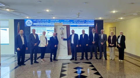 بورصة عمان تشارك عدداً من البورصات العالمية في مبادرة قرع الجرس دعماً لمبادرات المناخ والاستدامة 2024 